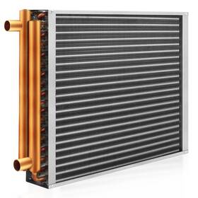 Htl20x20us Ab Water To Air Heat Exchanger 20x20 With 1 Inch Copper Ports For Outdoor Wood Fu