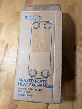 Fhc014-26-4.5 Alecoil Fhc014-26-4 Brazed Plate Heat Exchanger 26 3/4 Inch Mpt - Open Box