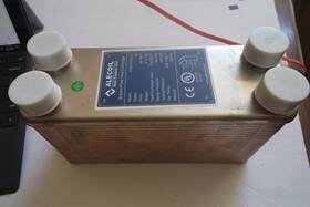 Fhc014-40-4.5 Alecoil Brazed Plate Heat Exchanger Transfer Coil 3 Inch X8 -40 Bp