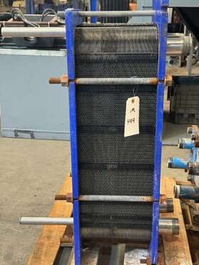 22154-2 Alfa Laval Plate And Frame Heat Exchanger 150psi 356 F #499 Needs Freight Ship
