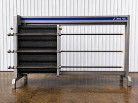 Alfa Laval C10-sh Tetra Pak / Stainless Steel Plate Heat Exchanger 1660 Sq Ft
