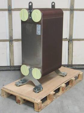 214-plates Alfa Laval Cb400-214h New 2024 Brazed Plate Heat Exchanger Copper Ss