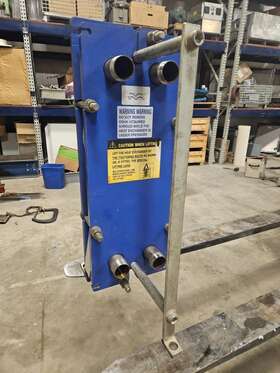 M6-mfg Alfa Laval Gasketed Plate And Frame Heat Exchanger 27 Sq. Ft