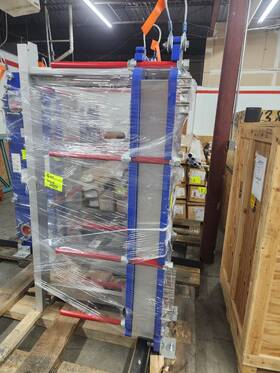 Tl10-bfg Alfa Laval 60pl 1sec Bheat Exchanger 60 Plates Alloy 316 Nbrp Clip-on