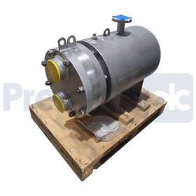 He01100 Allegheny Bradford Wf1 Heater Ss Sanitary Shell And Tube Heat Exchanger