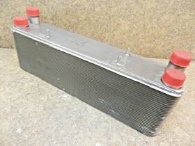 M40x1.5 Atlas Copco 52-60l Alfanova Stainless Steel Heat Exchanger Male Ports