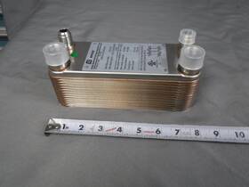 Bl14-26d Baode Brazed Plate Heat Exchanger - 26 Plates 3 Inch X8 3/4 Mpt 210 000 Btu
