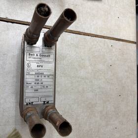8l84 Bell & Gossett And Refrigerant Heat Exchanger