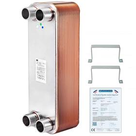 316l Bestequip 700721052509 Heat Exchanger 3 Inch X7.5 30 Plates Brazed Plate 3/4 Mpt He