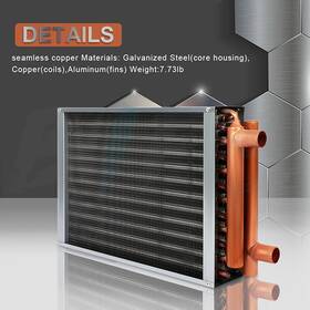 Bp167522 Bestiveparts Water To Air 12x15 Heat Exchanger Stainless Steel For Outdoor Wood Furnaces Gray