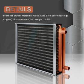 Bestiveparts Bp167523 Heat Exchanger 16x18 Eenergy Saving With Copper Ports For Cooling Heating