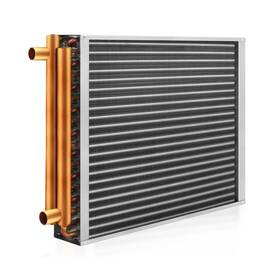 Htl12x12us Can Water To Air Heat Exchanger 12x12 With 1 Inch Copper Ports For Outdoor Wood Furna