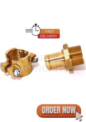 5642 Central Boiler Outdoor Wood Brass Clamp Fittings For 1 Inch Pex Pipe #5642