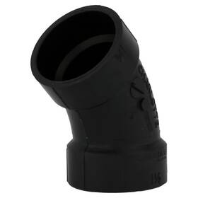 A321-11 Charlotte Pipe A321-11/2 A321 1.5 Inch Abs 45 Elbow Drain Waste And Vent