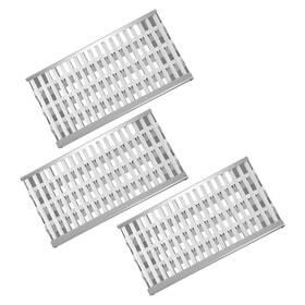 Clivimi 735275121371 18 5/8 Inch Stainless Steel Grill Heat Plates Shield Flame Tamer Ceramic Rod Comp