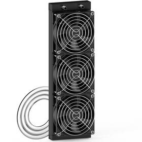 Clyxgs 1215 Water Cooling Radiator 12 Pipe Aluminum Heat Exchanger With