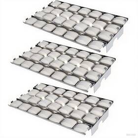 S9b571 Cmanzhi 619988834103 3-pack 16 7/8 Inch Stainless Steel Heat Plate Replacement For Lynx Lpsge