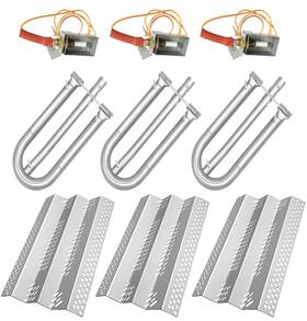 C90351-14 Cmanzhi S90351 3-pack S12461 16ga Stainless Steel Heat Plate Burner And El