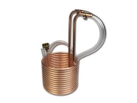Coldbreak 858937007001 25ft Wort Chiller 3/8 In Copper Tubing With Vinyl And Hose Fitting Heavy