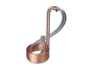 Coldbreak 858937007056 12.5ft. Wort Chiller With Copper Coil - Compact And Basic Immersion
