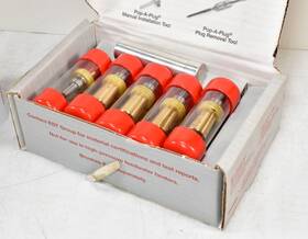V-899-b Curtiss Wright Pop-a-plug Cpi/perma 10 Plug Kit 22.86-24.46mm Id