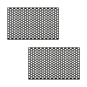 Deaelf Deaelf-dal-148 2pcs Car Rear Tail Light Lamp Stickers 18.82 Inch 11.81 Honeycomb Pattern A