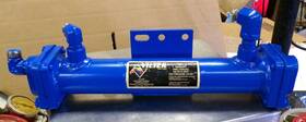 M2-012103 Emerson Vilter Oil Cooler Heat Exchanger 14 Inch Body 2.25 Dia. Used Ref