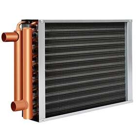 Fahkns 840366402854 12 X 15 Heat Exchanger Water To Air Copper Ports For Outdoor Wood Furnaces