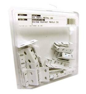 Fastcap B000bf13xm Metal Kolbe Korner - Kk.50pc.metal.wh 50 Pack White