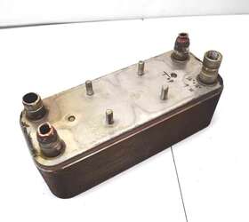 Fp5x12-36 Flatplate 7/8 Inch Sweat Heat Exchanger 450-psi 350 F Vola .043ft3
