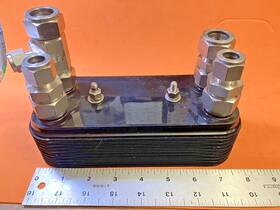 Fpd3x8-20 Gea / Kelvion Fpn3x8-20 Heat Exchanger Flat Plate Liq To Fpd3x8-20/7507 With Swagelok Fittings