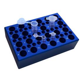 Gmr123 Gebeauty Ree 24 Well 36 Aluminum Cooling Block 24-well For 1.5ml /2ml Centrifuge Tube