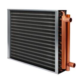 167523-501 Gpoas 16x18 Heat Exchanger Water To Air Forced Heating With 1 Inch Copper Ports H