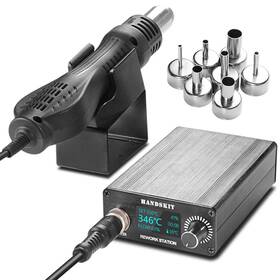 Yu-157 Handskit Hot Air Rework Soldering Station Craft Heat Gun With Digital Display