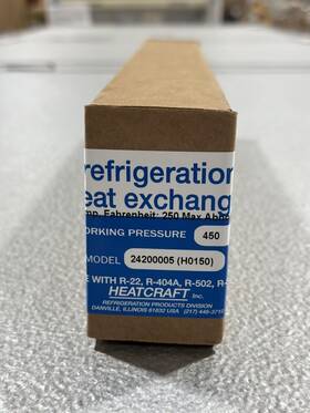 24200005 Heatcraft H0150 - Refrigeration Heat Exchanger 450 Psi