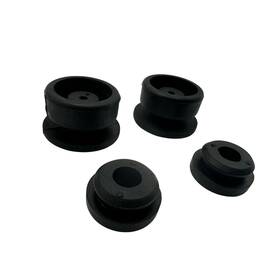 Hby250204 Hlveauto 4pcs Upper Lower Rubber Cushion Bushing Radiator Mount Insulator