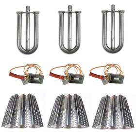 Htanch 673400238245 Sn2461 3-pack Sa2461 16ga Stainless Steel Heat Plate Burner And Ele