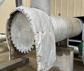 Fs-28-240 Jd Cousins 2634 Sqf 28 Inch Od 240 316ss Shell 370f Tube Heat Exchanger 150 Psi
