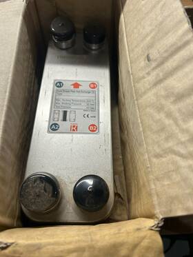 K050-24c-s8 Kaori Brazed Heat Exchanger 200 Deg C Max Temp-new In Box