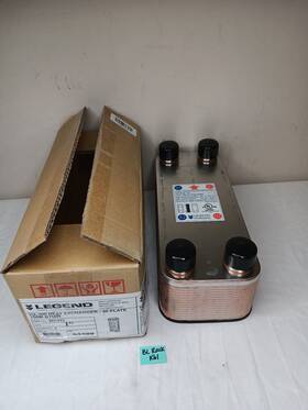 807-073 Legend Hx-300 Heat Exchanger-30 Plate 150m Btu/h 1 Inch