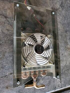 6593g2 Lytron Ibm 84x5799 Heat Exchanger Radiator Liquid Water Cooling Copper