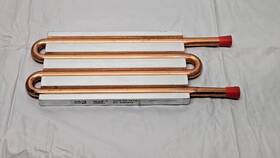 Cp10g14 Lytron Boyd Straight Connection Copper Tube Cold Plate 6 Inch L X 3-1/2 H