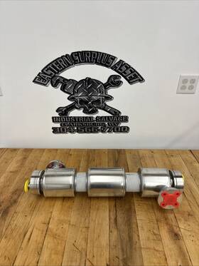 Meco 29 Lx6 D Vertical Shell&tube Stainless Steel Heat Exchanger Inch 1 Flange New