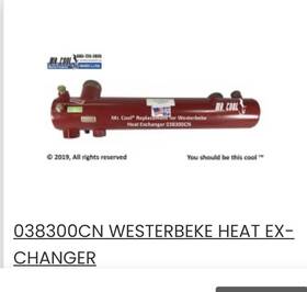 038300cn Mr Cool Westerbeke Heat Exchanger