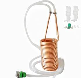 Mtoolctoe 755801857901 Copper Immersion Wort Cold Water Coils Garden Hose Accessories Universal Jo