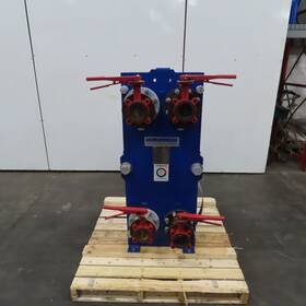 At405lf-150 Mueller Accu-therm Plate Heat Exchanger 150psi 230 F With Valves