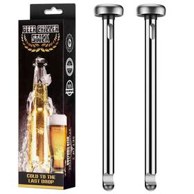 Neoyarde 754407630741 Beer Chillers Stainless Steel Bottle Chiller Cooling Sticks Keep Bottl