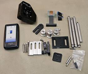 9091 Newport 9123 New Focus Single Mode Fiber Positioner Motorized Flipper And Extra