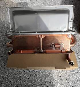 26s8218 Noritz Copper Plate Heat Exchanger Aluminum Silver Cover Industrial