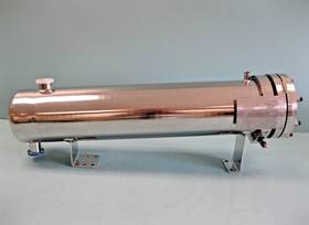 29004 Paul Mueller 1-1/2 Inch X 3/4 Ss Tube And Shell Heat Exchanger Z99
